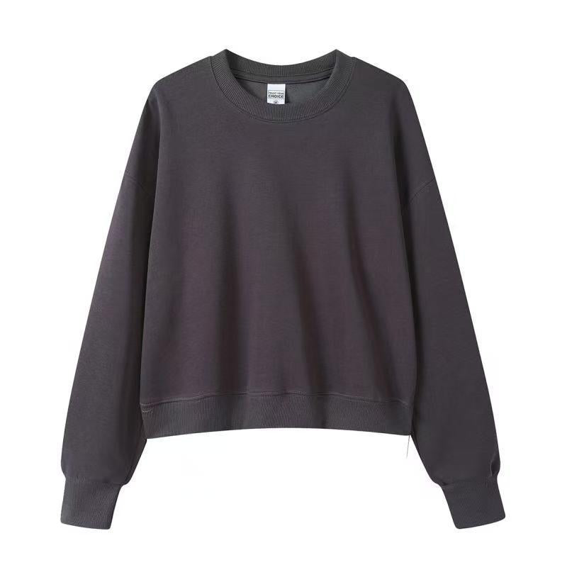 Womens Cotton Blend Sweatshirt Hoodie Casual Pullover