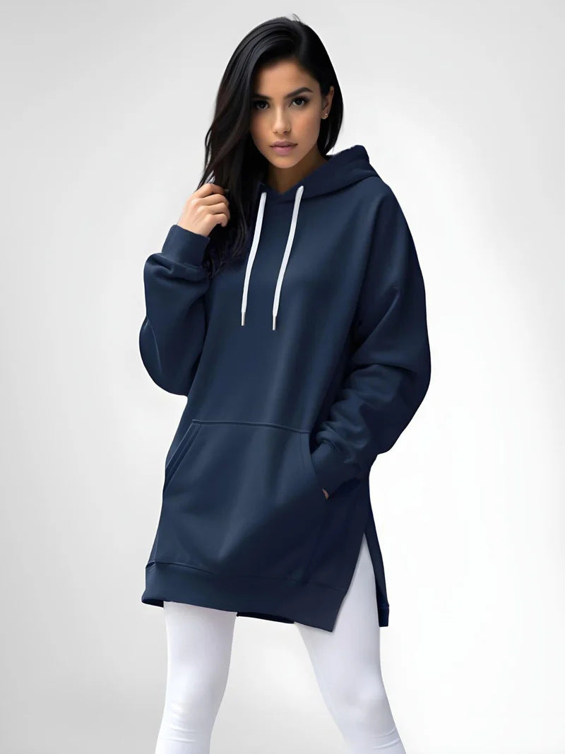 Womens Hooded Pullover Sweatshirt with Pocket