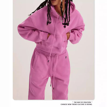 Casual Fashion Hoodie Set for Women