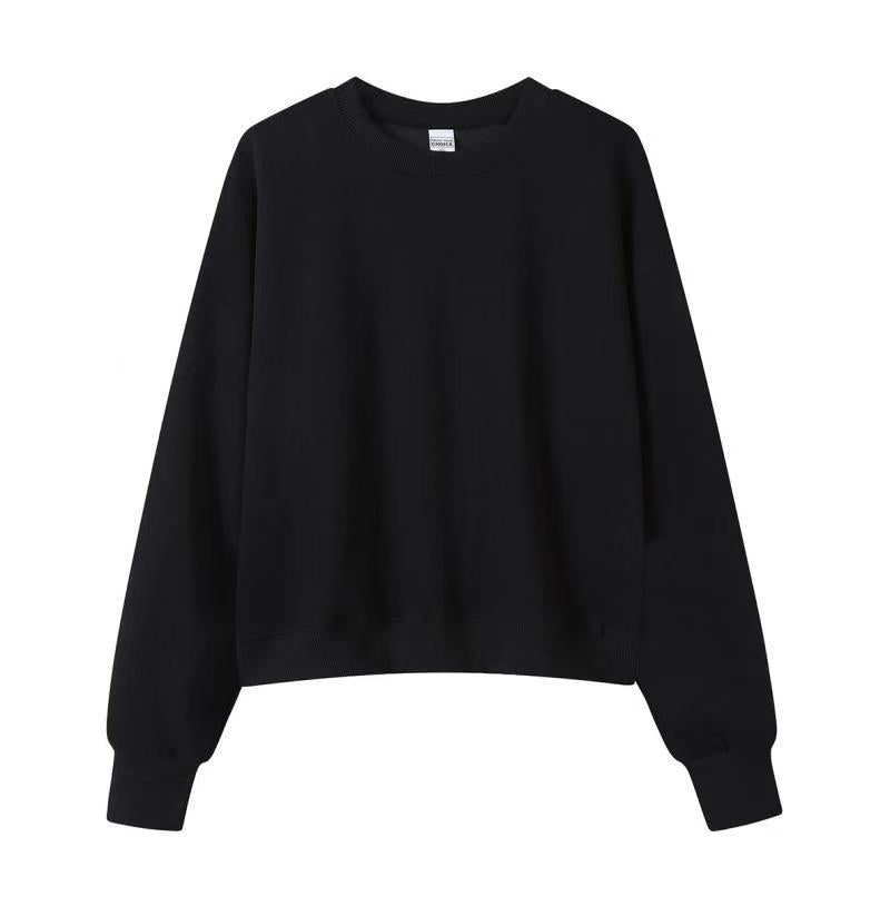 Womens Cotton Blend Sweatshirt Hoodie Casual Pullover