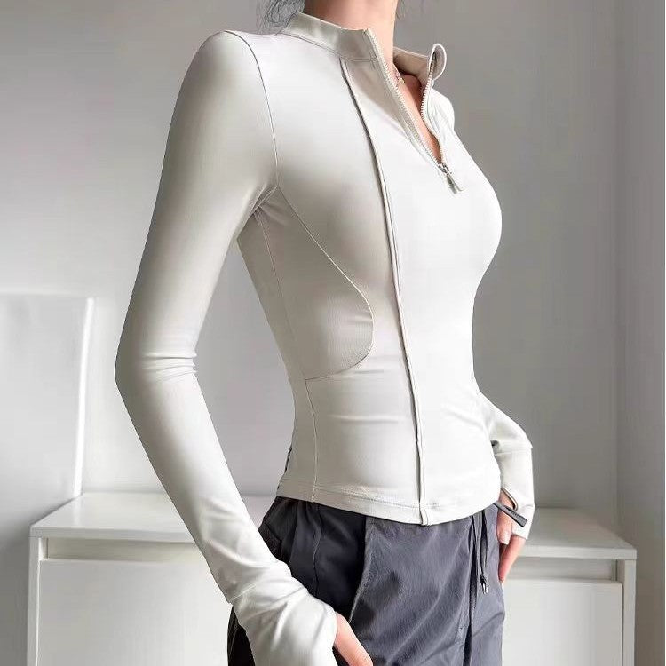 Womens Yoga Fitness Long Sleeve Top