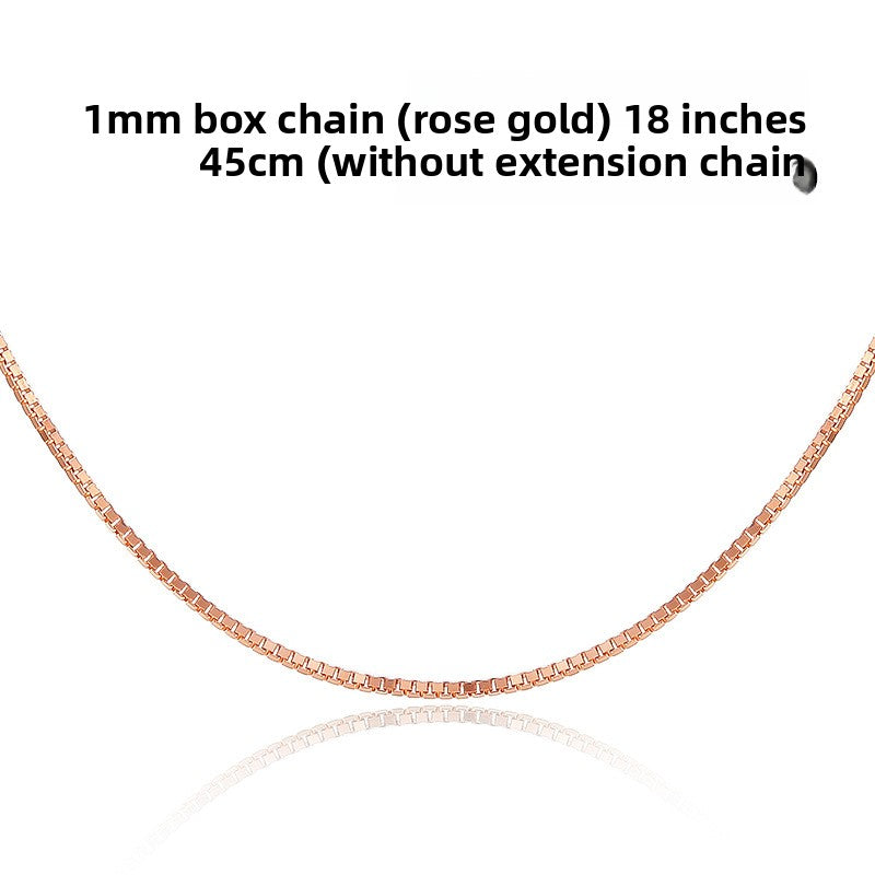 Rose Gold Plated Heart Pendant Necklace