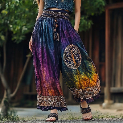 Womens Wide-Leg Pants