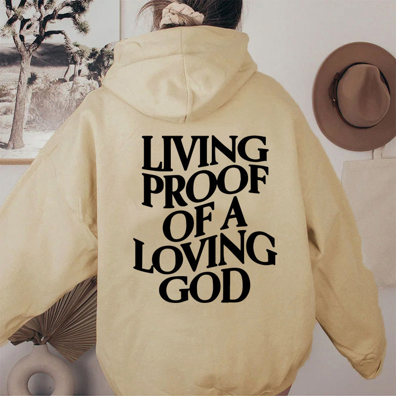 Women's Letter Print Hoodie