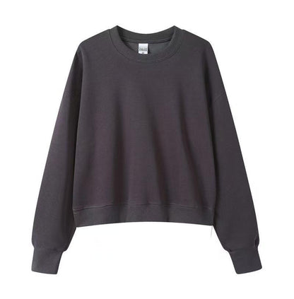 Womens Cotton Blend Sweatshirt Hoodie Casual Pullover