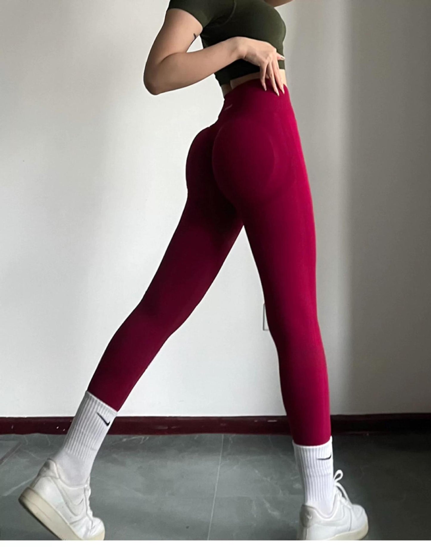 High Waist Seamless Yoga Pants for Women