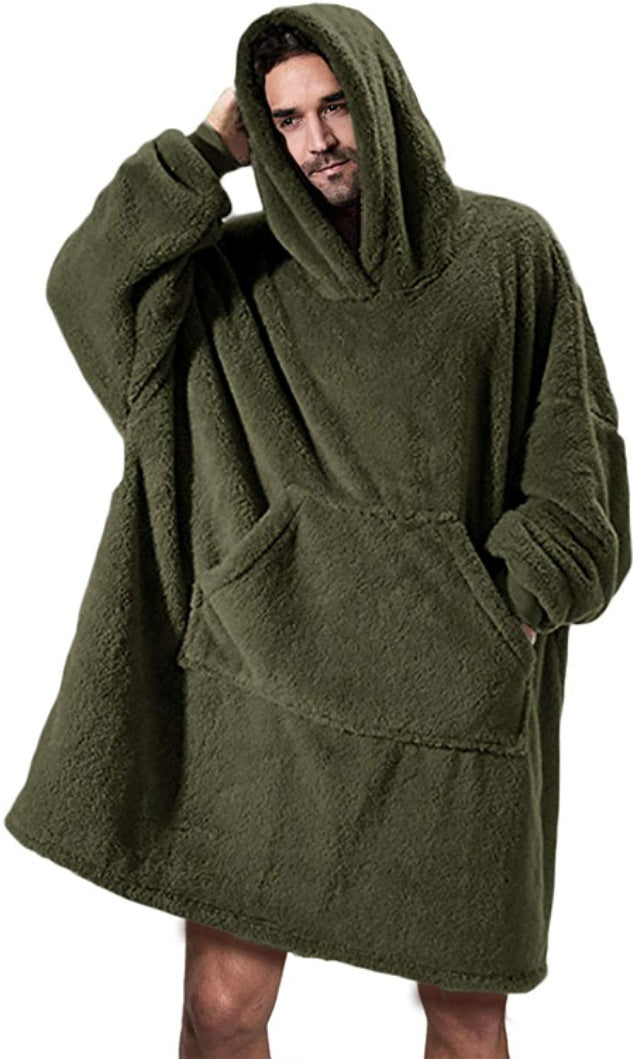 Winter Double-Sided Velvet Hoodie Loungewear