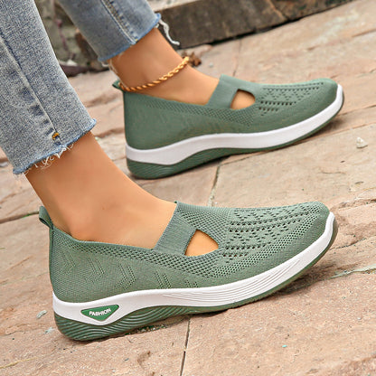 Womens Breathable Comfort Casual Slip On Shoes