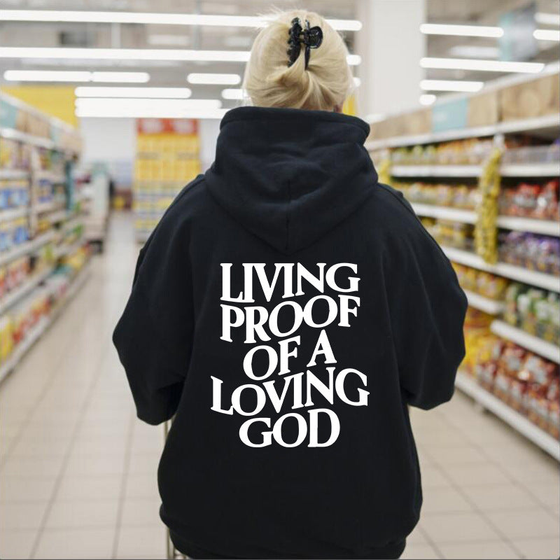 Women's Letter Print Hoodie
