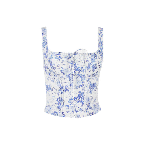 Floral Backless Sling Top for Women