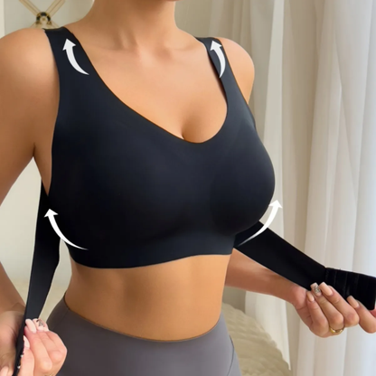 Back-clip shapewear women?s bra top