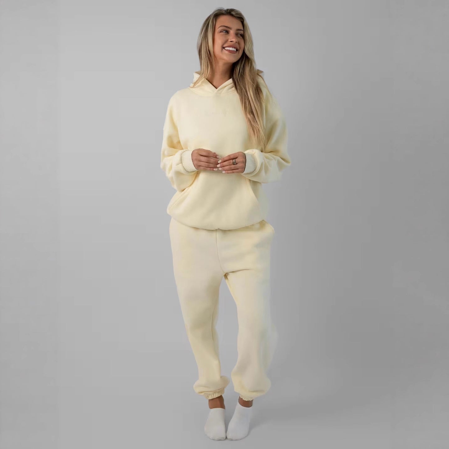 Fleece Lined Hoodie and Pants Set