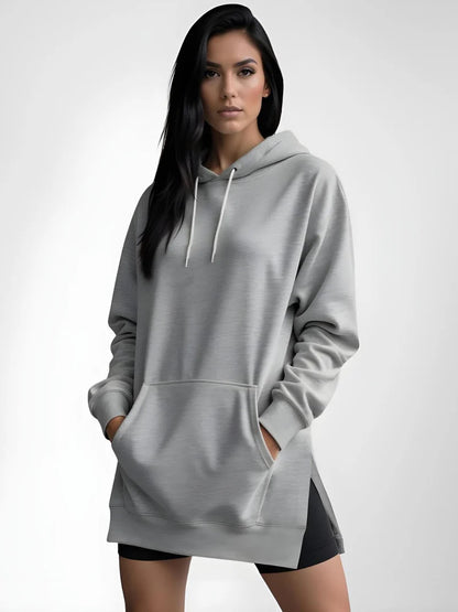 Womens Hooded Pullover Sweatshirt with Pocket