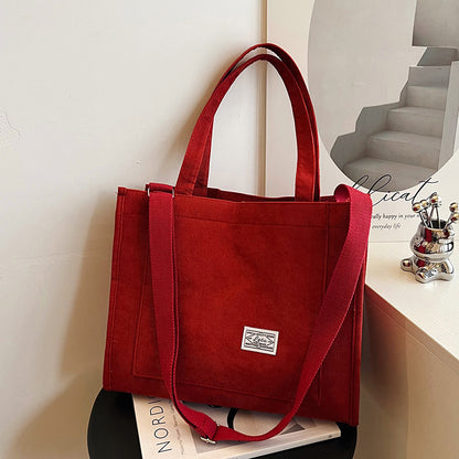 Women's corduroy bag