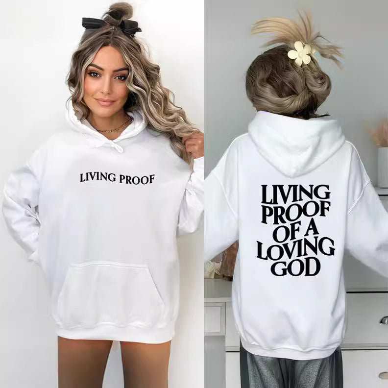 Women's Letter Print Hoodie