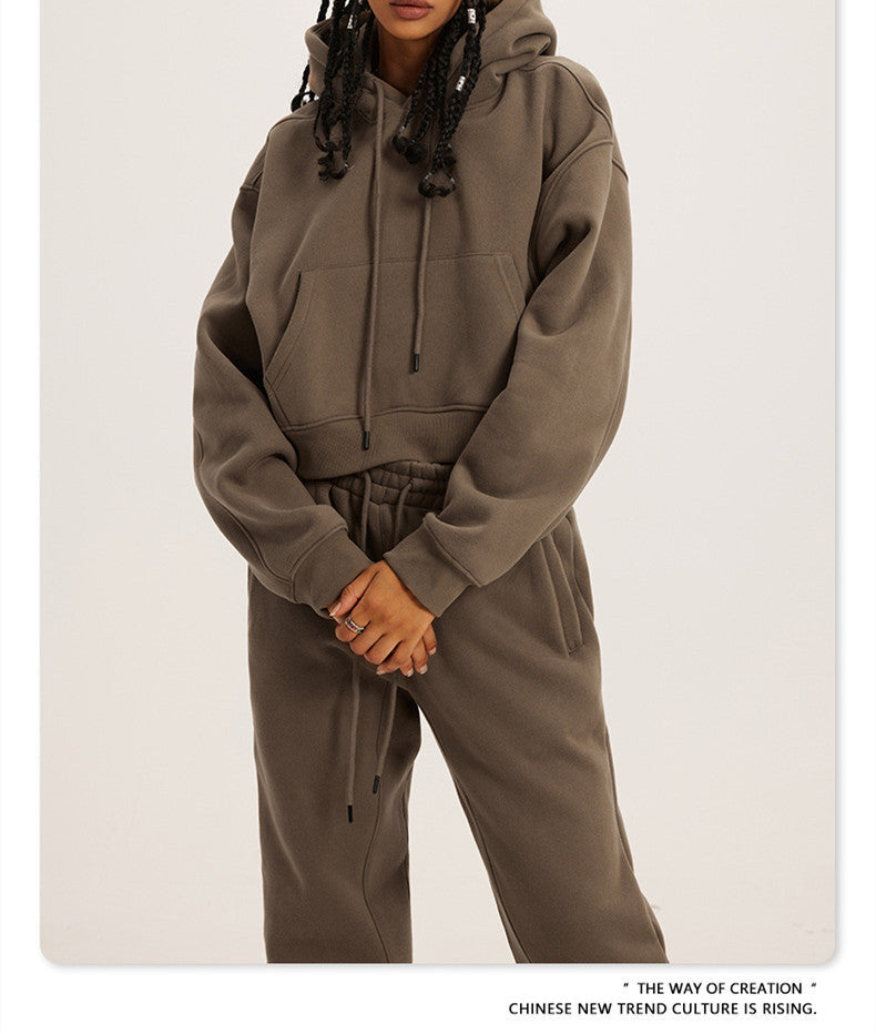 Casual Fashion Hoodie Set for Women