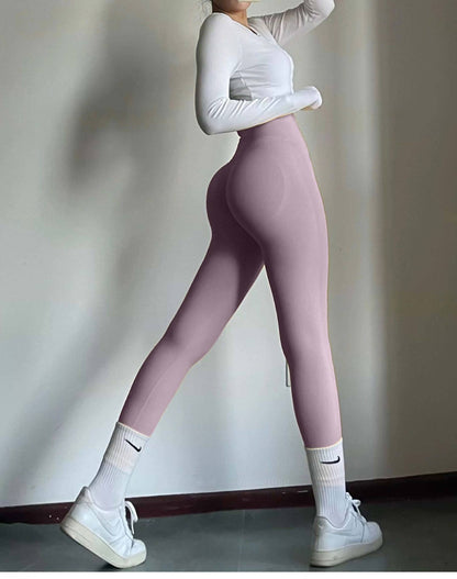 High Waist Seamless Yoga Pants for Women