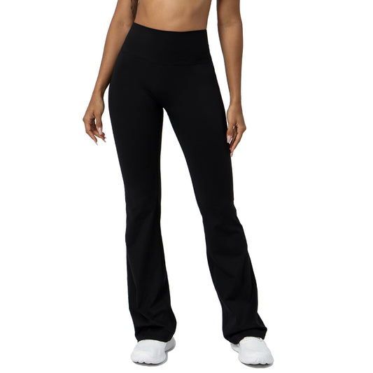 Womens High Waisted Flared Yoga Pants