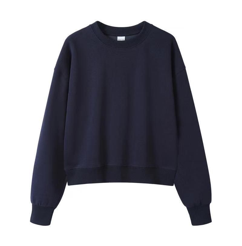 Womens Cotton Blend Sweatshirt Hoodie Casual Pullover