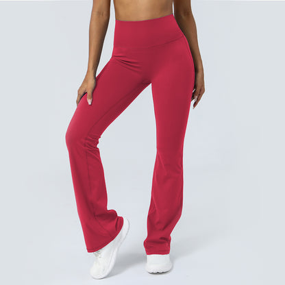 Womens High Waisted Flared Yoga Pants