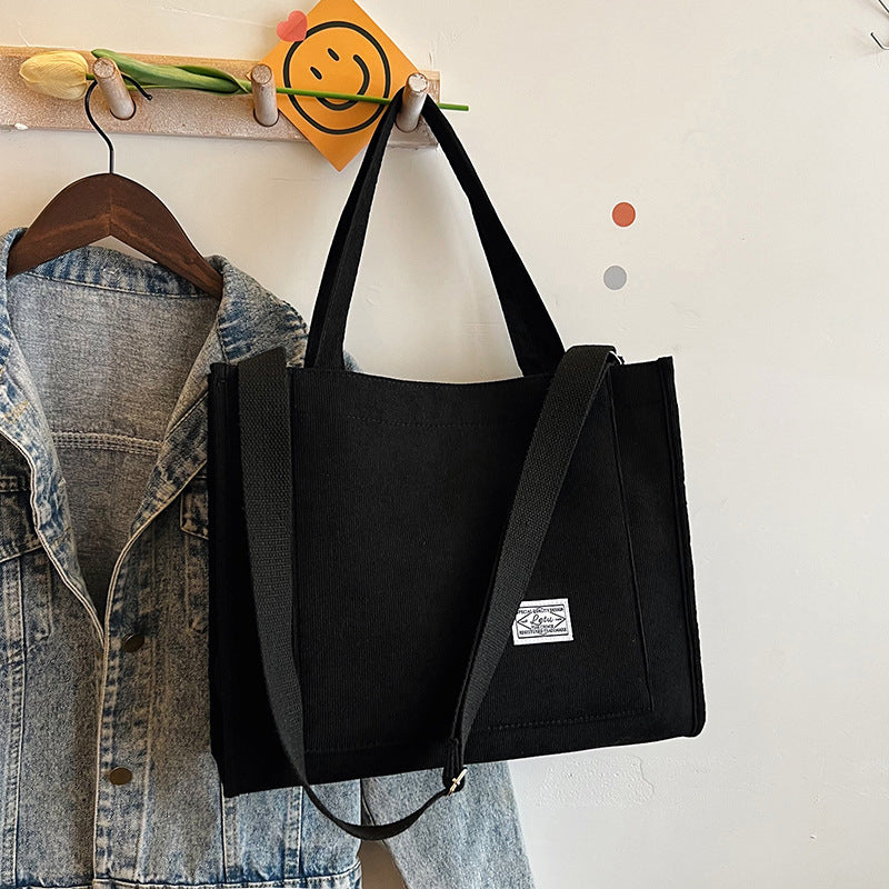 Women's corduroy bag