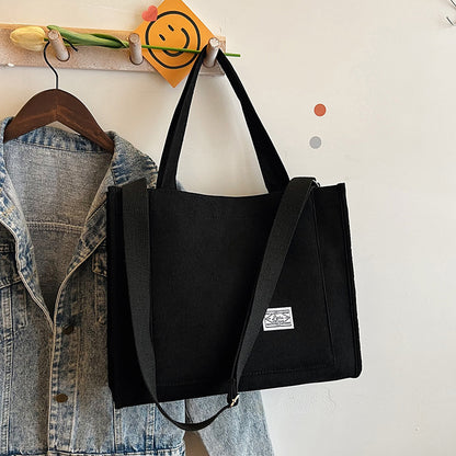 Women's corduroy bag