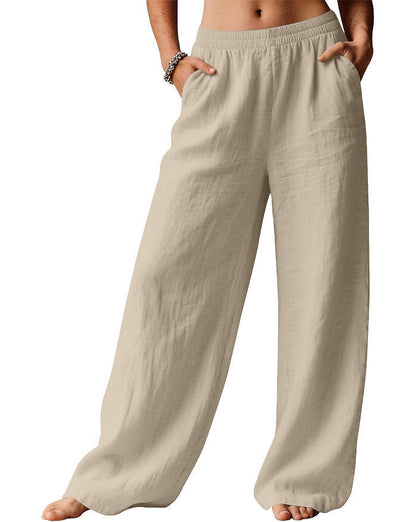 Womens Wide Leg Casual Pants