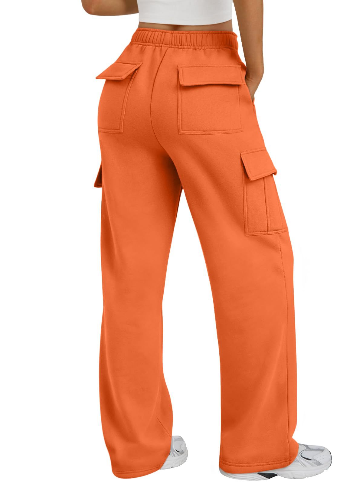 High Waisted Wide Leg Cargo Pants