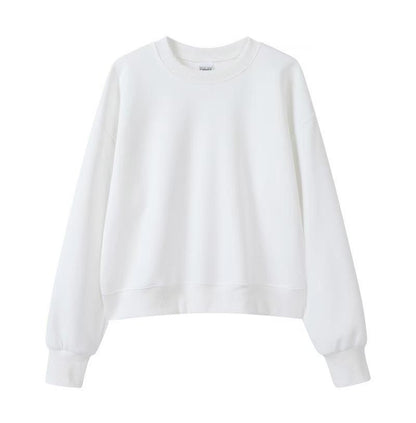 Womens Cotton Blend Sweatshirt Hoodie Casual Pullover