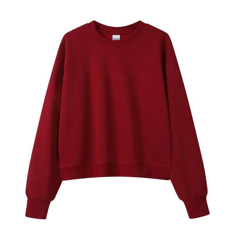 Womens Cotton Blend Sweatshirt Hoodie Casual Pullover