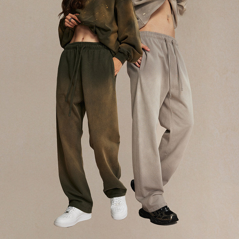 Vintage Distressed Straight Leg Pants