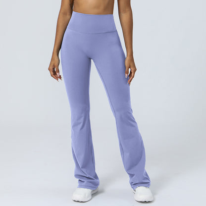 Womens High Waisted Flared Yoga Pants