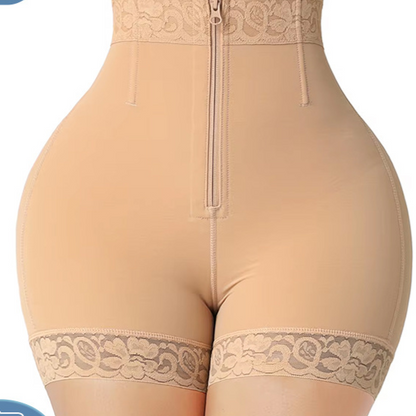 High-Waisted Lace Shapewear Pants