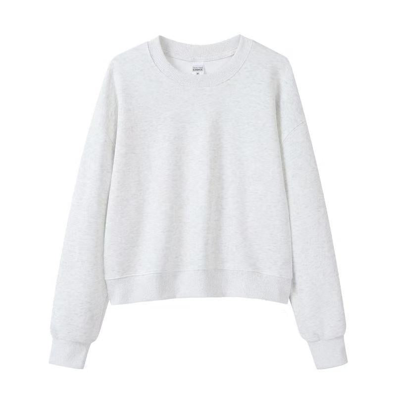 Womens Cotton Blend Sweatshirt Hoodie Casual Pullover