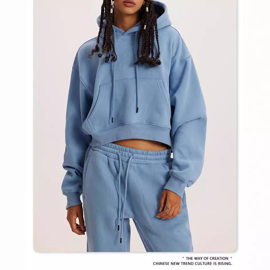 Casual Fashion Hoodie Set for Women