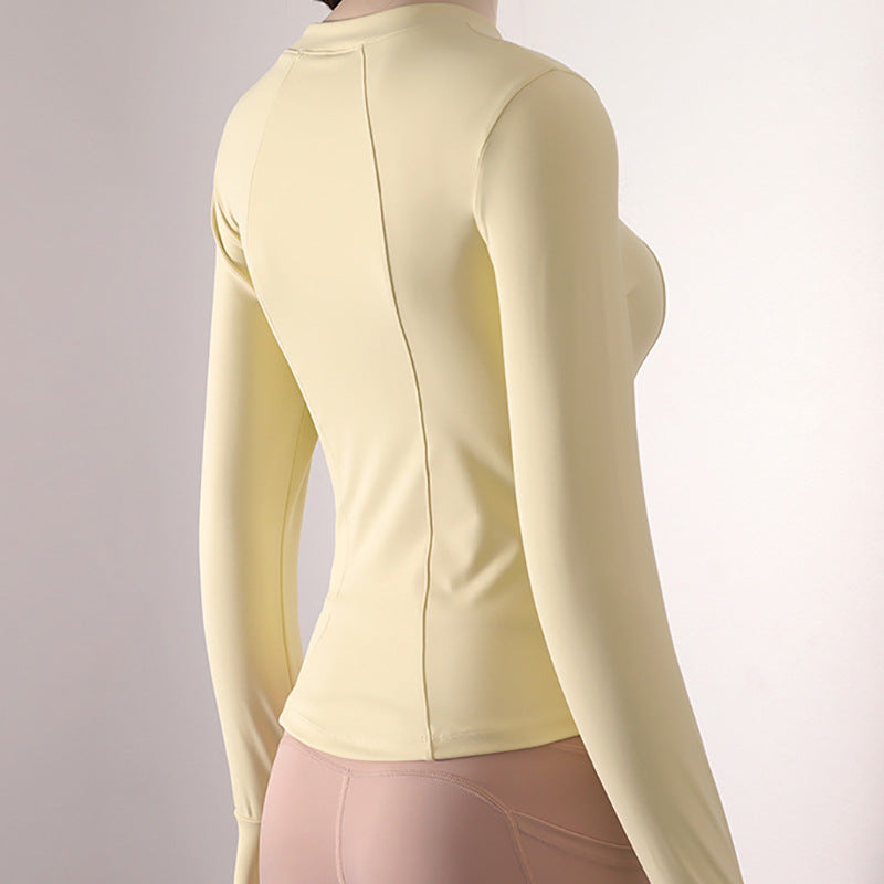Womens Yoga Fitness Long Sleeve Top