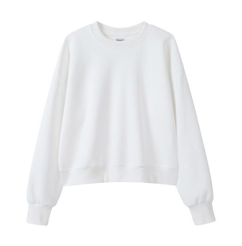 Womens Cotton Blend Sweatshirt Hoodie Casual Pullover