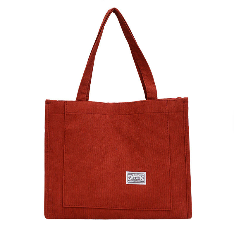 Women's corduroy bag
