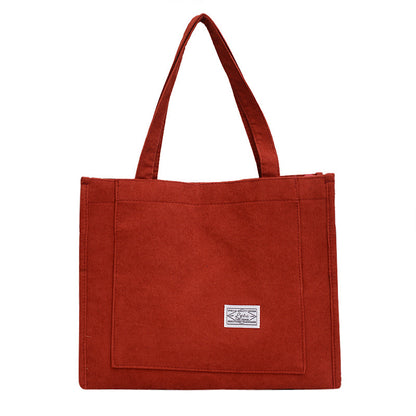 Women's corduroy bag