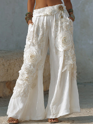 Womens Wide-Leg Pants