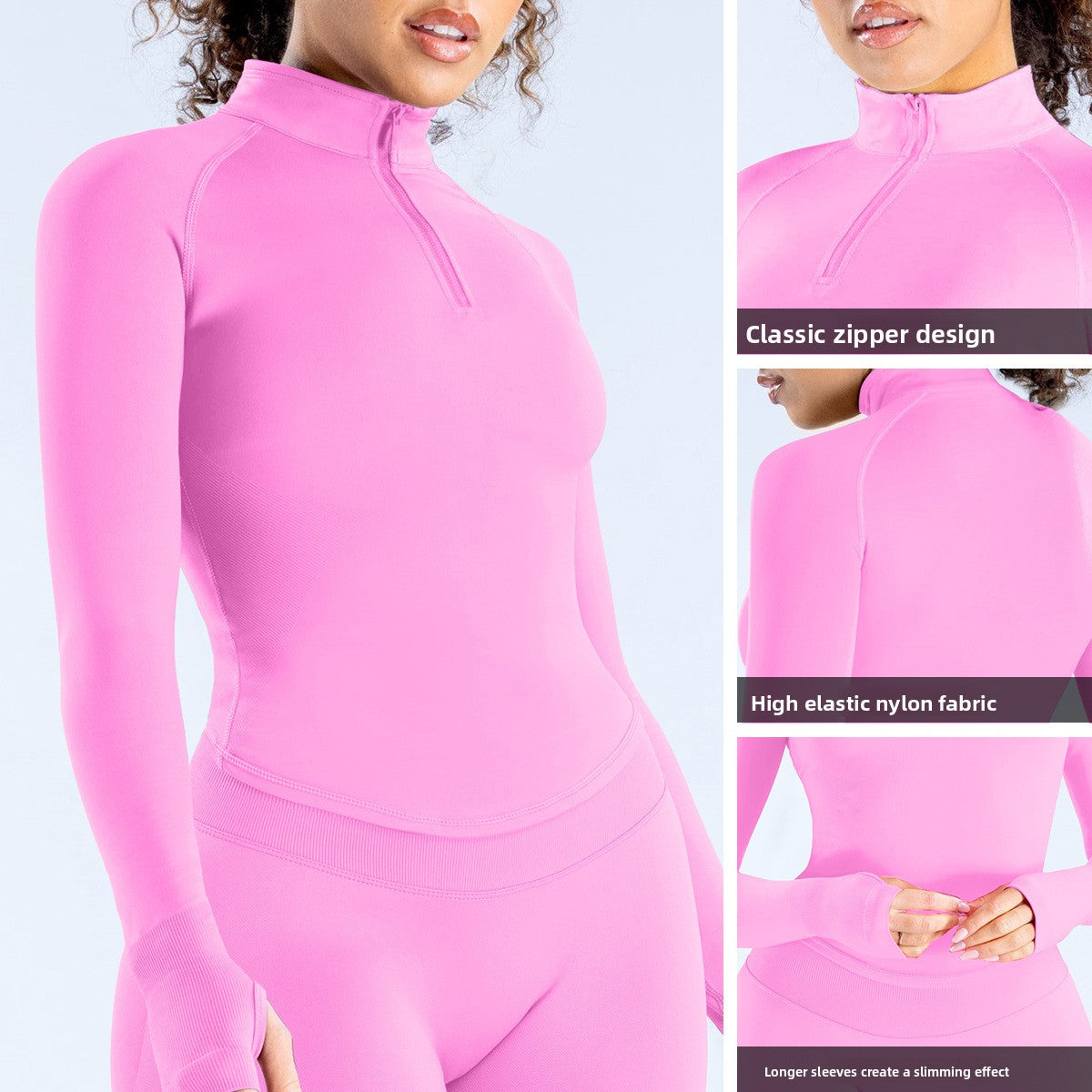 Quick-drying fitness yoga top for women