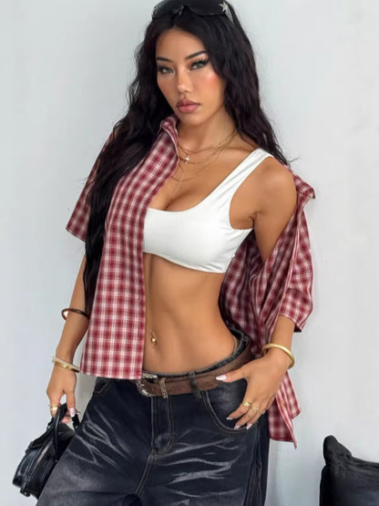 Casual Plaid Shirt for Women