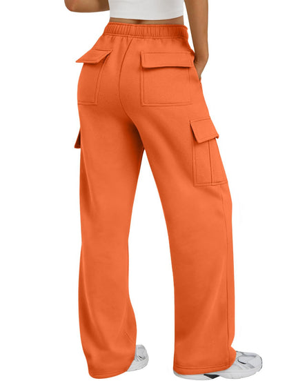 High Waisted Wide Leg Cargo Pants