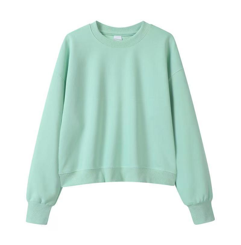 Womens Cotton Blend Sweatshirt Hoodie Casual Pullover