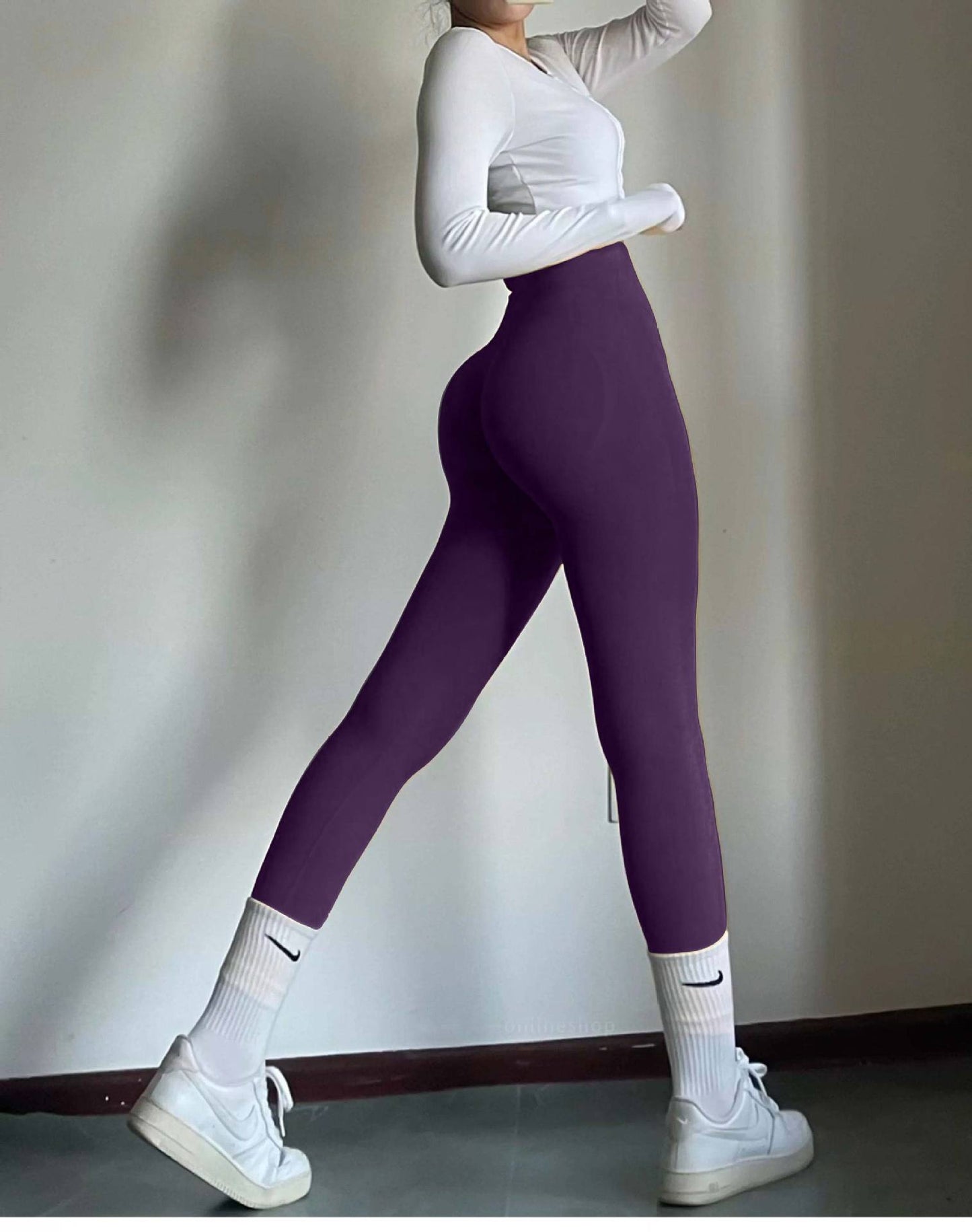 High Waist Seamless Yoga Pants for Women