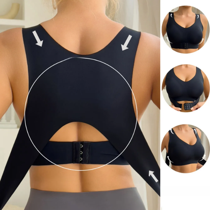 Back-clip shapewear women?s bra top