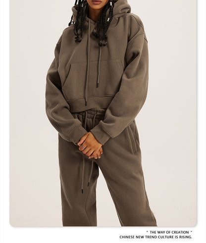 Casual Fashion Hoodie Set for Women