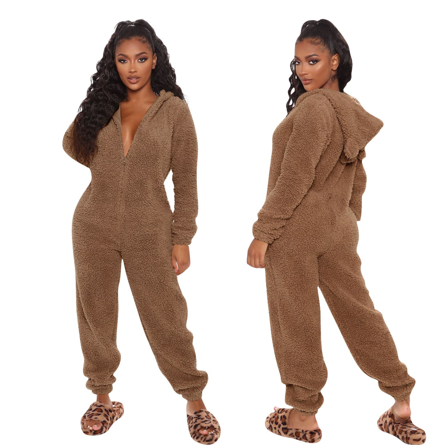 Plush Jumpsuit Loungewear