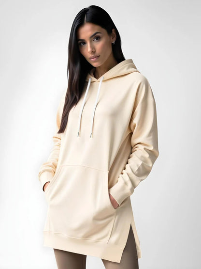 Womens Hooded Pullover Sweatshirt with Pocket