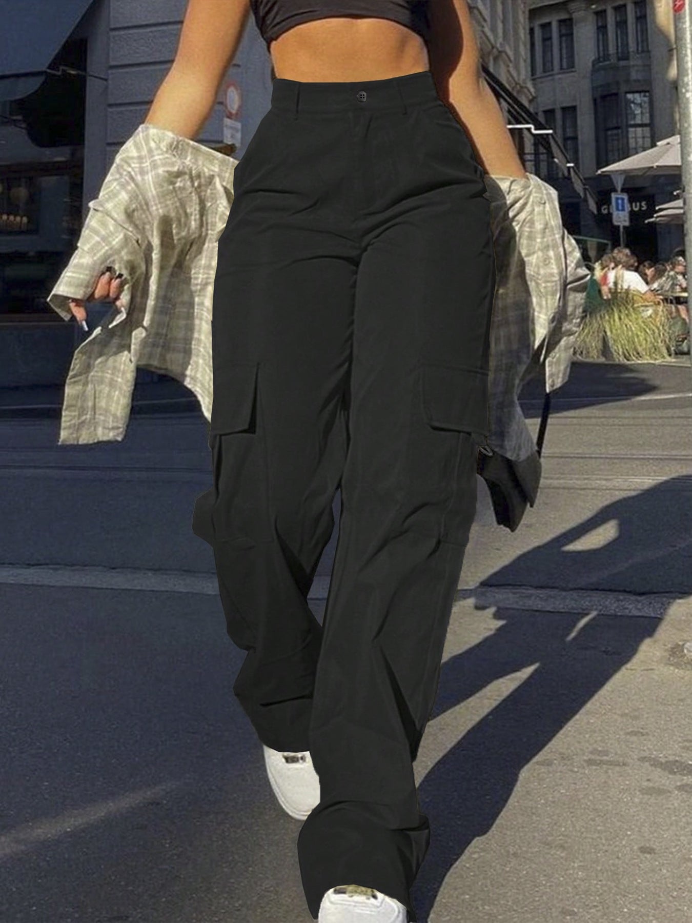 Women's Straight Leg Cargo Pants